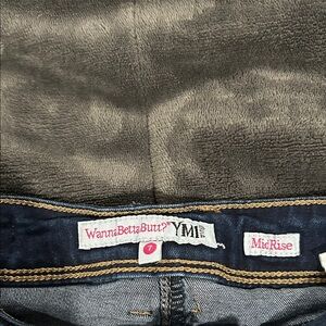 YMI Dark Blue Mid Rise Jeans